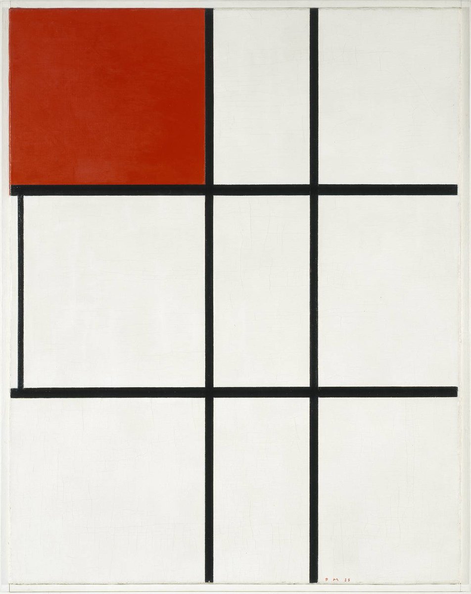 artistmondrian's tweet photo. Piet Mondrian, Composition B (No.II) with Red, 1935 https://t.co/nS4EC5dn58 #tatemuseum #museumarchive https://t.co/BtqvKwqkfu