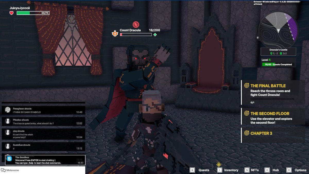 PassiniSharon's tweet photo. @TheSandboxGame I just participated in the daily #SandboxAlphaS2Contest for a chance to earn up to 1,000 $SAND! Starting March 10 - Show your love for Dracula. Check out my screenshot below! 👇 #SandboxAlphaS2 https://t.co/E7GbwIQdXQ