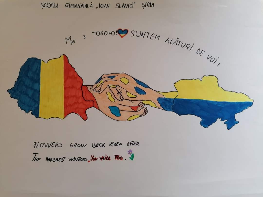 marin_aftene's tweet photo. Slava Ucraina! 
#WeAreONE https://t.co/SbzWEgJ0vj