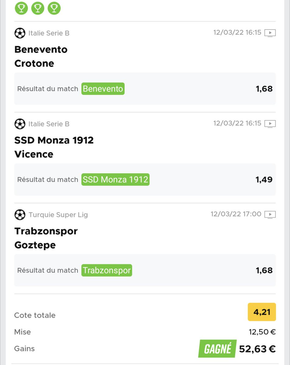GamblaKing121's tweet photo. Côte @4,21 qui passe également
Pas de N sur ce combi
On se contente du service minimum
#TeamParieurs https://t.co/udmqpZ0ct1