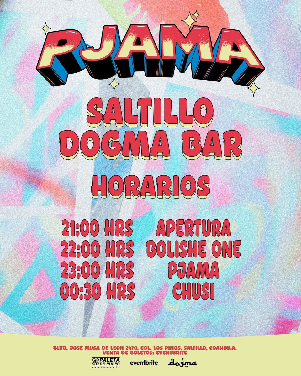 Los horarios para vernos hoy en 
<a href="/dogma_bar/">dogma bar</a> 💙✨ Aun hay preventas pueden encontrarlas en el siguiente link 👇🏻👀

bit.ly/3t4Ttsw 🎟