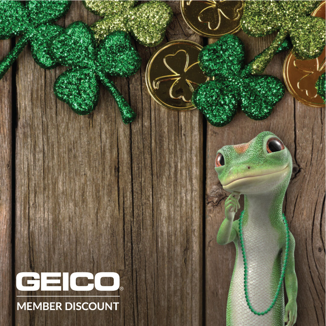 MortarBoard's tweet photo. Get lucky this March with your insurance! Our #MBPartner @GEICO has a special discount for Mortar Board members! Get a quote today at https://t.co/PJqbzLSTLK #MortarBoard #GEICO https://t.co/GZNj1tepHQ