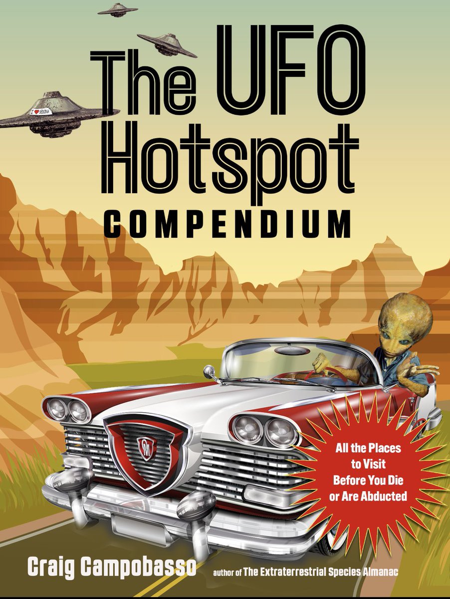 AVAIL for PRE-ORDER:
I’ll be happy to personalize and autograph. 
Use this Link: autobiographyofanet.com/other-books
#UFOHotspotCompendium <a href="/CraigCampobasso/">Craig Campobasso</a>