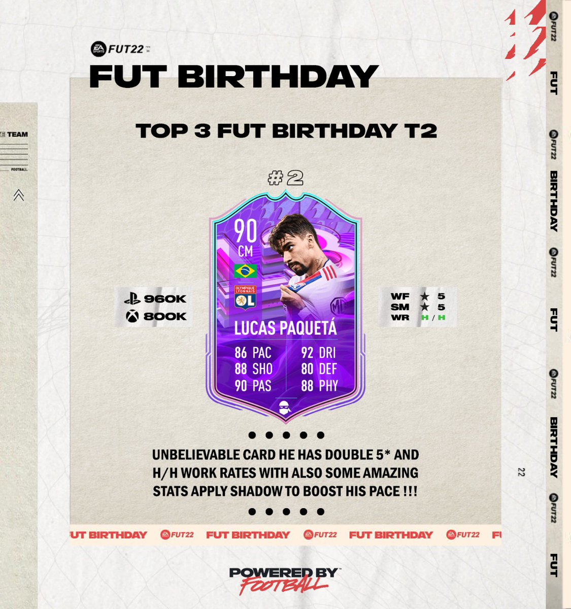 Fut_Maestro_'s tweet photo. Fut Birthday Team 3 review and this is my TOP 5 cards at this team 🤩 What's your opinion guys ? Let me know down below 👇💭
•••
#nabilfekir #fekir #realbetis #danialves #fcbarcelona #fifa #fifa22 #fut #fut22 #ut #ultimateteam #easportsfut #easportsfifa #futmaestro https://t.co/xlSnbTwamk