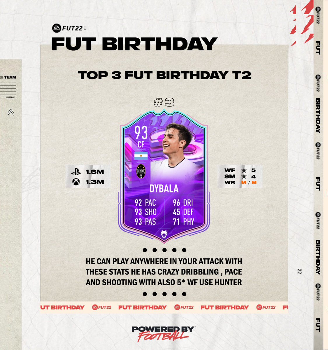 Fut_Maestro_'s tweet photo. Fut Birthday Team 3 review and this is my TOP 5 cards at this team 🤩 What's your opinion guys ? Let me know down below 👇💭
•••
#nabilfekir #fekir #realbetis #danialves #fcbarcelona #fifa #fifa22 #fut #fut22 #ut #ultimateteam #easportsfut #easportsfifa #futmaestro https://t.co/xlSnbTwamk