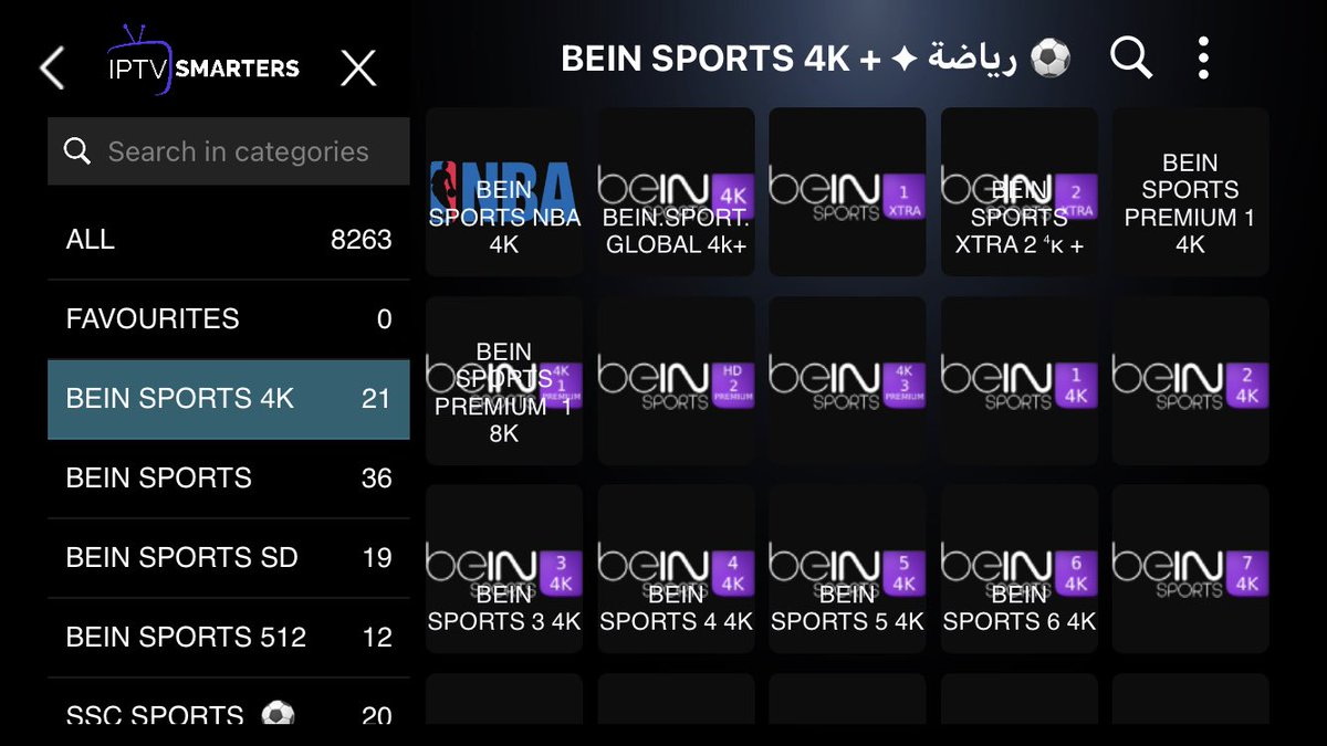 cassidyj332's tweet photo. عرررض لفتره محدوده 😍🔥

اشتراك IPTV  المميز لمدة سنه + 3 أشهر مجانا (يعني 15شهر) بـ99 ريال فقط🤩

•جودة عالية وثبات بالمباريات القوية 💪🏻

الاشتراك يشمل قنوات بي ان سبورت و SSC وقنوات مشفره

 8263 قناة 🎞️
13418 فيلم 🍿 
3165 مسلسل 

لطلب | https://t.co/RcGGCjkTPm https://t.co/eBbswJDtfK