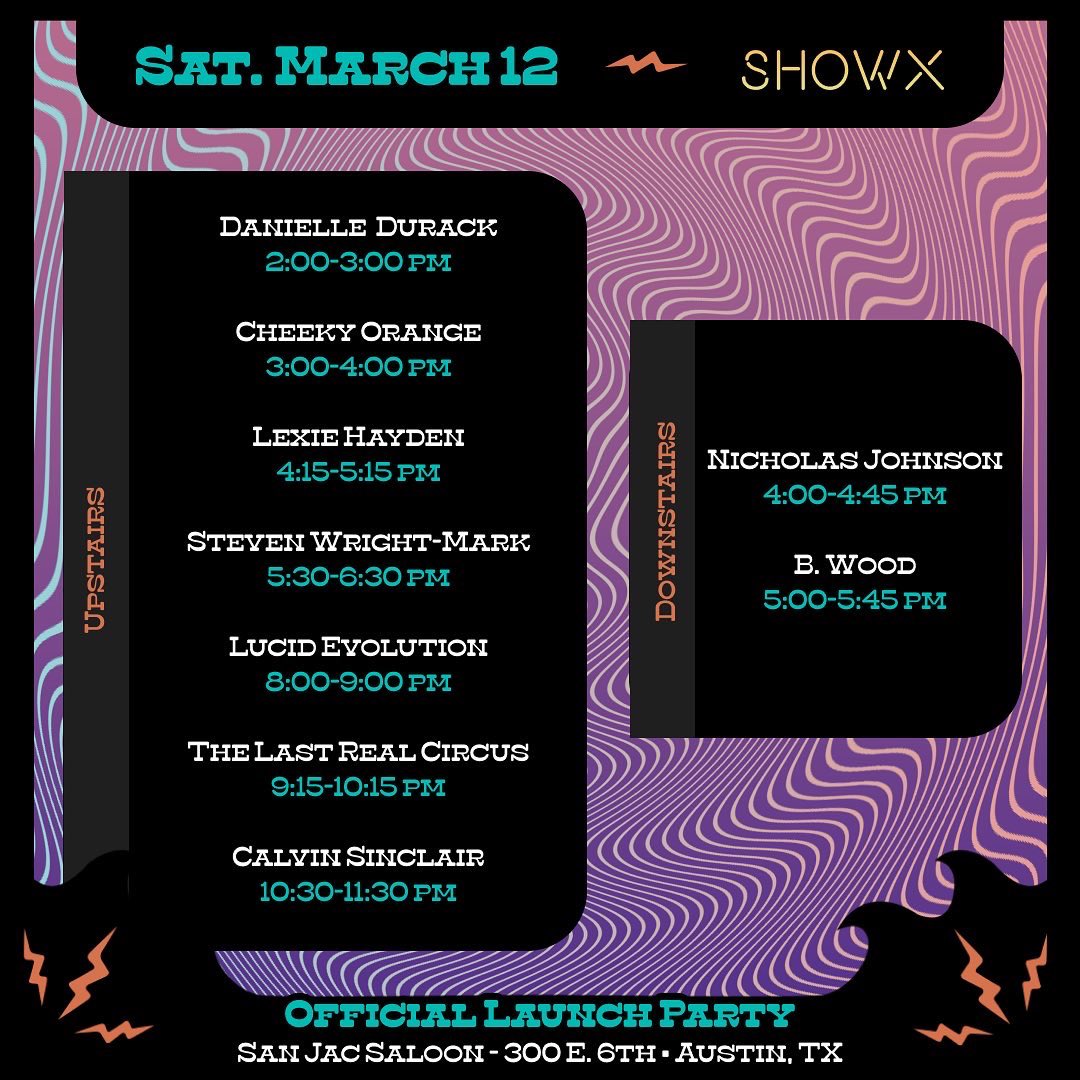 Hello, Austin!! Let’s party 🎫