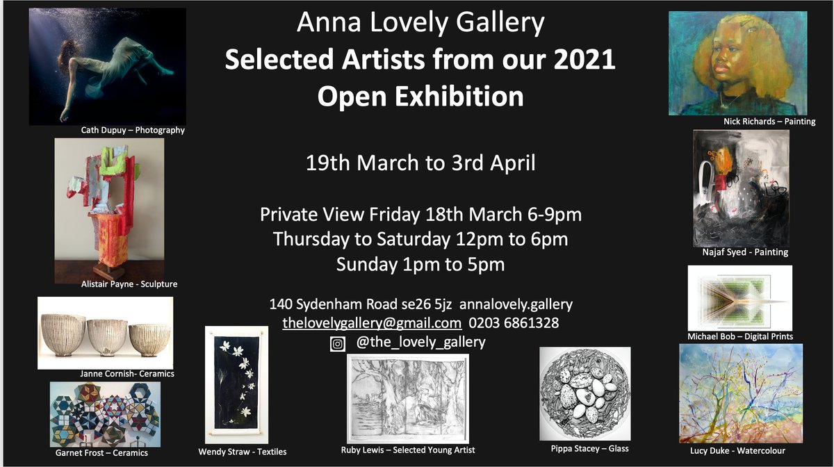 New  Show Opening Friday 18th March 6pm !!