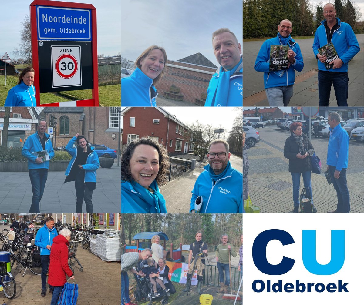 CUOldebroek's tweet photo. Wederom een zaterdag met veel 'blauw op straat', ook in de gemeente Oldebroek! 😉 Iedereen bedankt voor de fijne en mooie gesprekken!

Ga stemmen op 14, 15 of 16 maart! ✏️

#samenrechtdoen #cuoldebroek #GR2022 https://t.co/cMi7cshzUc