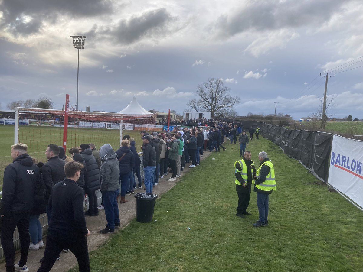 nptfc's tweet photo. Thank you to our amazing away support today. Around 500 NPTFC fans travelled away for our FA Vase Quarter Final win! We love you all! The future is looking green with Swans ! 💚🦢 https://t.co/QwZdS2KxWf