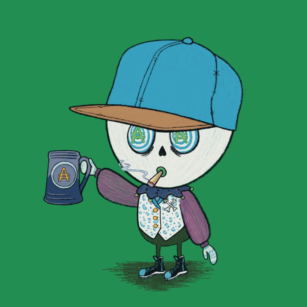 SnowSkellies's tweet photo. A toast to you Skellies fam: May your drink of choice be flavorful and your #ADA be plentiful. #ToastySaturdays #SnowSkellies #cNFTCommunity #CardanoCommunity https://t.co/KHuzAs5Okr
