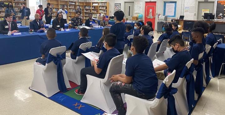 ywilliam66's tweet photo. Our KBE Senators rocked it as they advocated for change and presented their legislation to Cty and St. leaders! Thanks to Sen. Lamar, School Board Member Harris, Dr. Cedrick Gray, Rep. K. Camper , Rep. A. Parkinson , and Rep. J. Gillespie for supporting our students @SCSSuptRay https://t.co/gKlG5EnZ9l