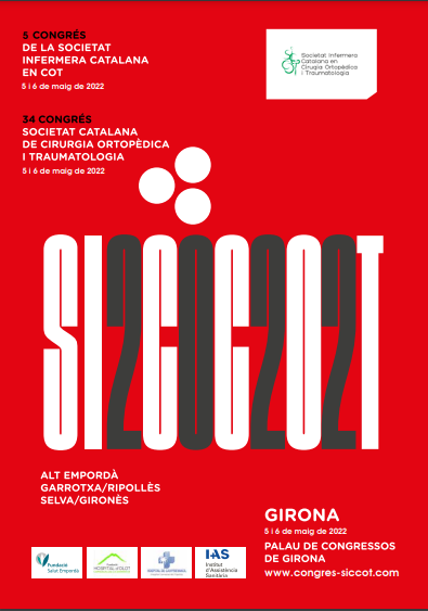 El 5è congrés de la Societat Infermera Catalana en COT es celebrarà el pròxim 5 i 6 de maig de 2022 al Palau de Congressos de Girona. 
Aneu preparant les vostres comunicacions orals i cartells científics, ens veiem aviat!