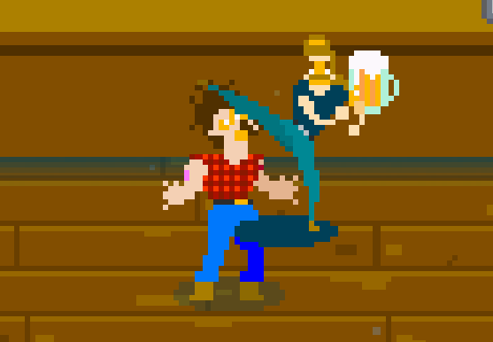 Been practising my high kick dancing. Hopefully this is not what the dancefloor will look like tonight...

#sidetangentgames #pixelart #beatemup #roadhouse #videogames #patrickswayze #whileyouweredatingistudiedthekick #indiegame #roundhouse #dancewiththedevilgetthehorns