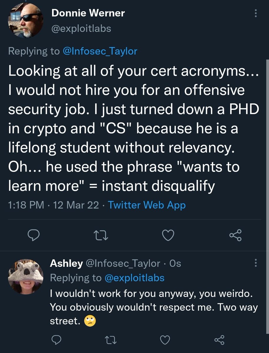 These threads bring put the weirdest people I swear.