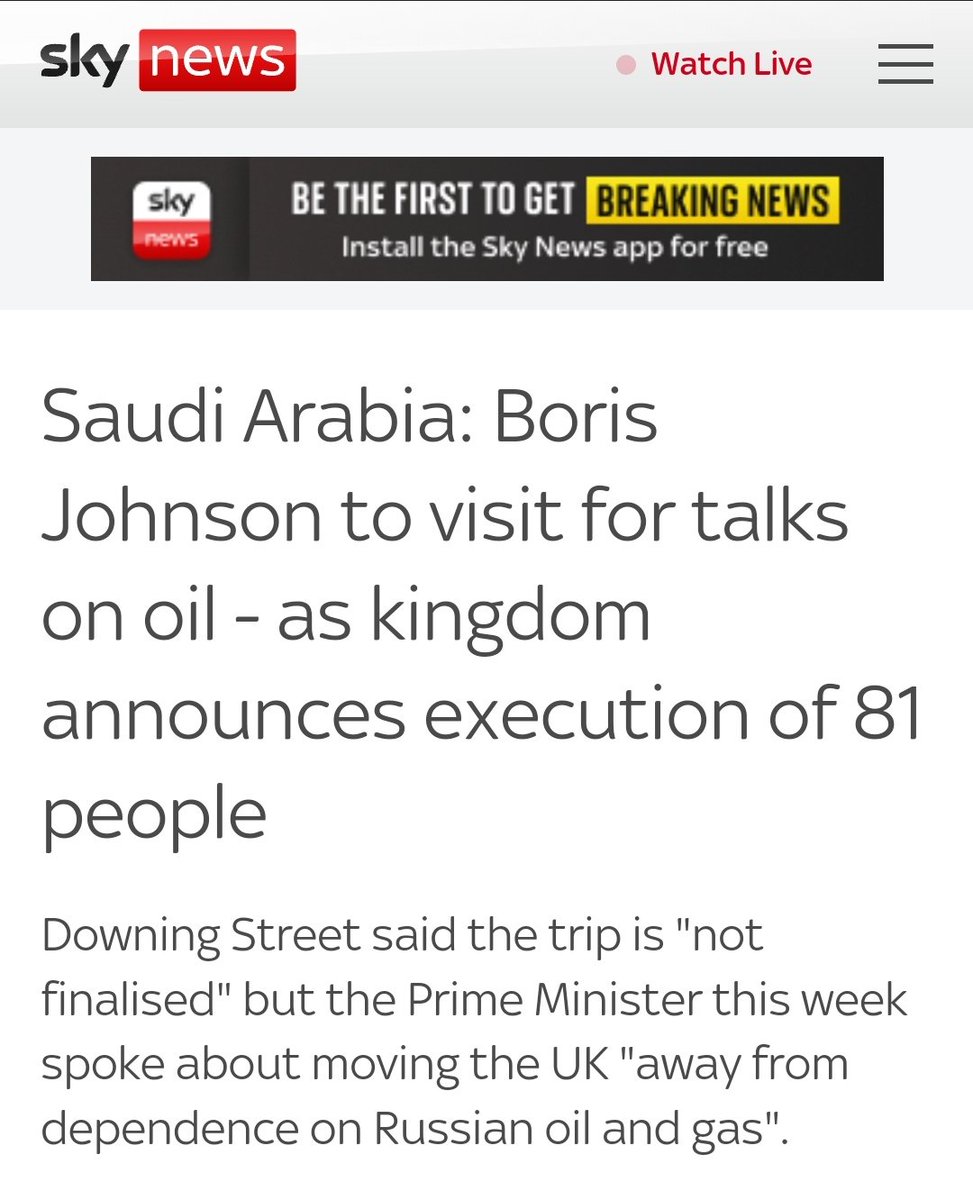 WillAustin1964's tweet photo. How marvellous that @BorisJohnson has a backup set of gangsters to cosy up to now that Putin isn't flavour of the month any more.
#SaudiAsset #RussianAsset https://t.co/V6pcSGm36j