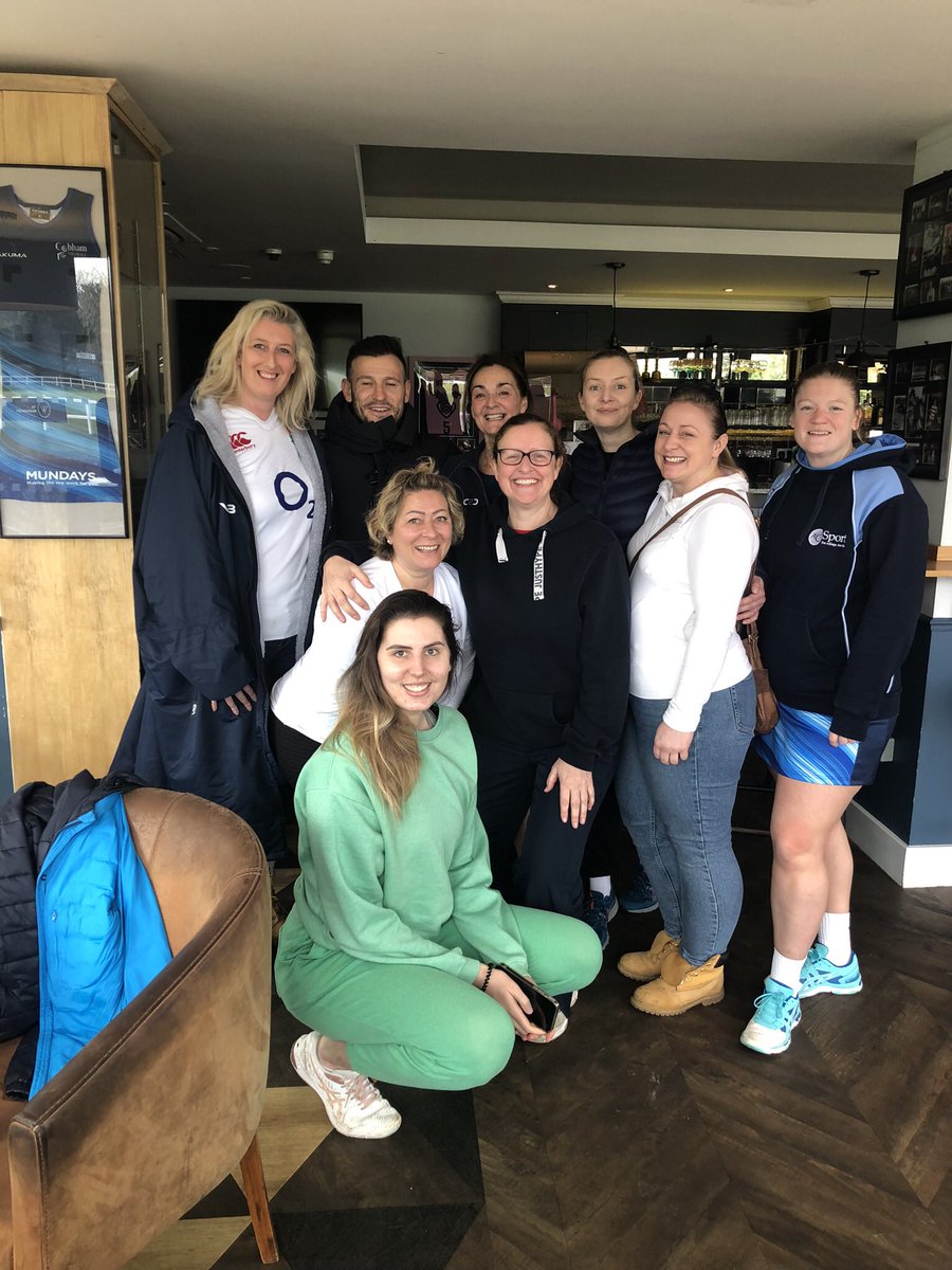 CobhamNetball's tweet photo. A day of mixed results but a great day nevertheless.  Well played everyone!!

POM’s this week..

Eliza Sutton
Ellie Heaseman
Louisa Buttanshaw 
Charlotte Wallis 
Natasha Dray 👏🏼👏🏼👏🏼

Plus an added bonus hi jacking Danny Care for a quick photo 😉 @RussellCooke @dannycare https://t.co/PbTmQ0v6Ty