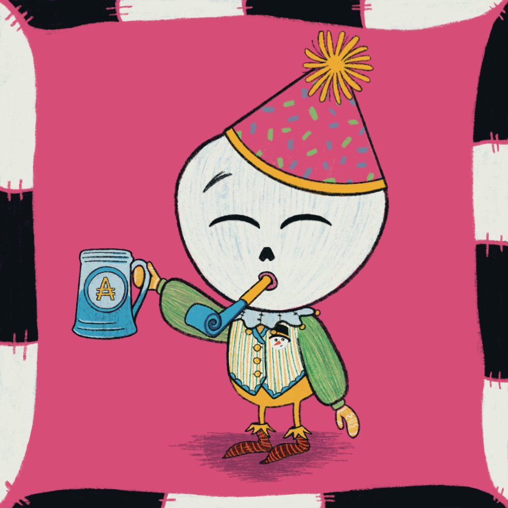 SnowSkellies's tweet photo. A toast to you Skellies fam: May you earn hella skella! #ToastySaturdays #SnowSkellies #cNFTCommunity #CardanoCommunity https://t.co/43ogzKy0hf