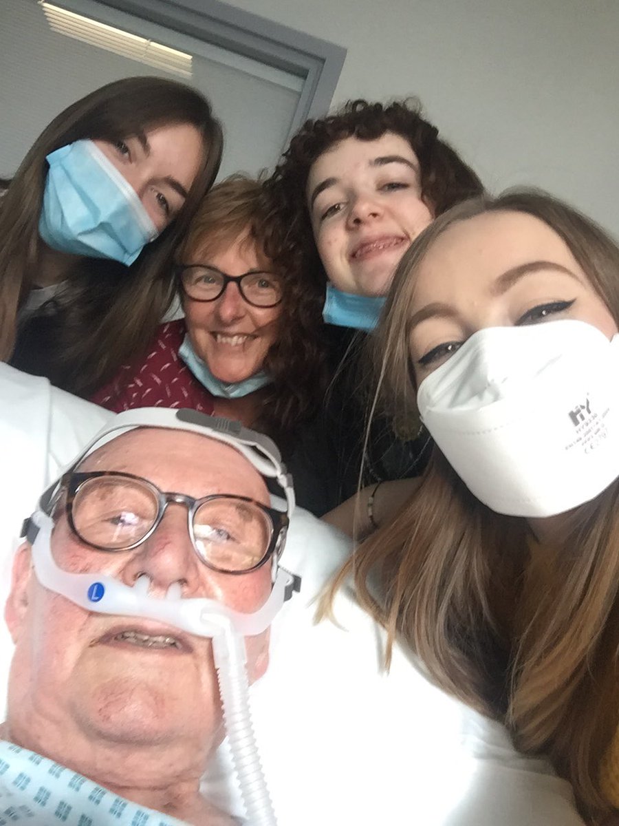 My daughter, Padma and three of my granddaughters doing a selfie thing today at the hospital - enjoy!