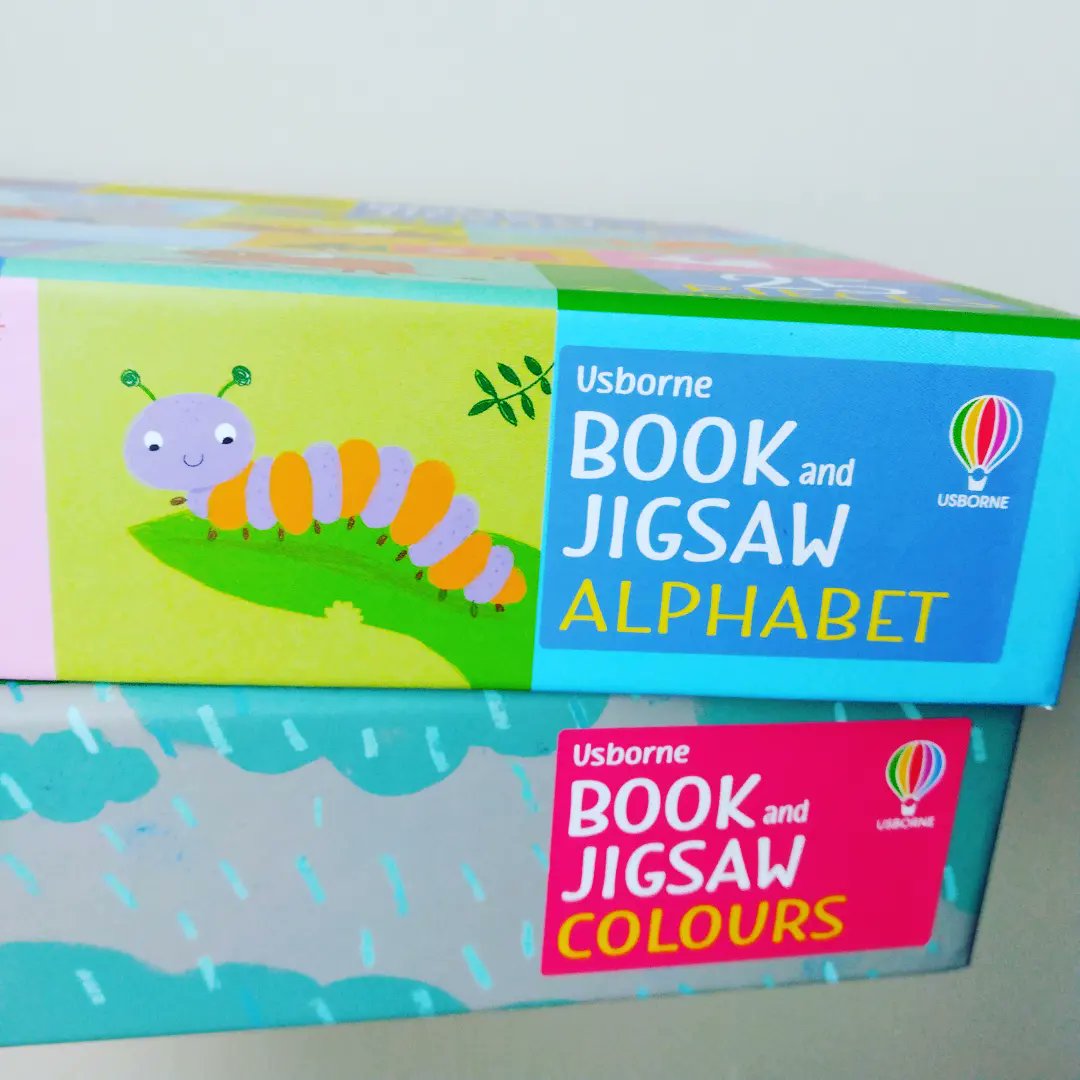 BooksbyNicola's tweet photo. Have I shown you these yet? Gorgeous 25 piece educational jigsaws. Good sized, sturdy pieces. They come with a book. I LOVE the illustrations, what do you think? They're Β£9.99 each #booklady #htlmp #readytopost #popupbookshop #usborne #jigsaws #giftideas #alphabet #colours https://t.co/uBJAjU7g5a