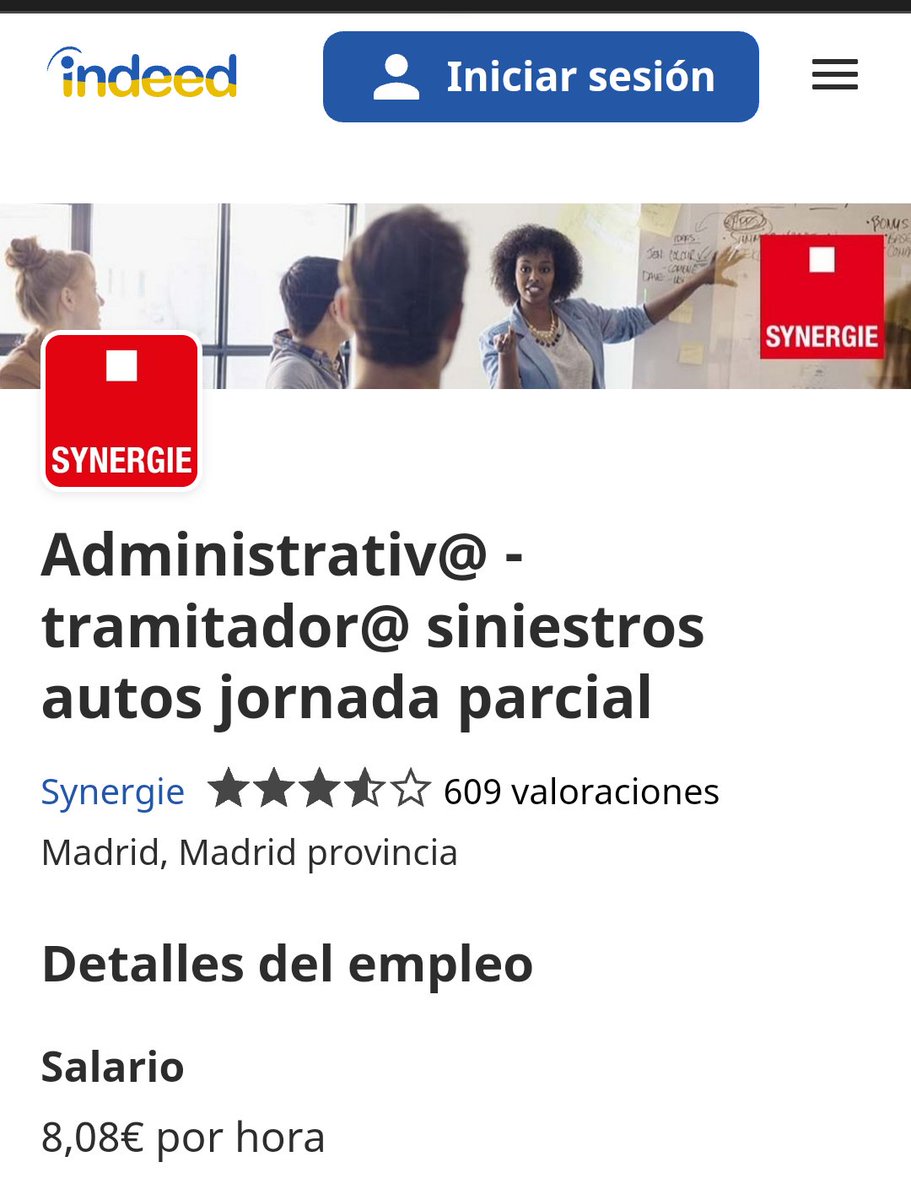 pancartera's tweet photo. Hoy no he paseado por las #ofertasdeempleo pero me han golpeado en la cara con la mano abierta estas.
Los de #Sinergie y #HumanGroup confunden nombres, categorías y funciones. https://t.co/s5kU3pwzeO