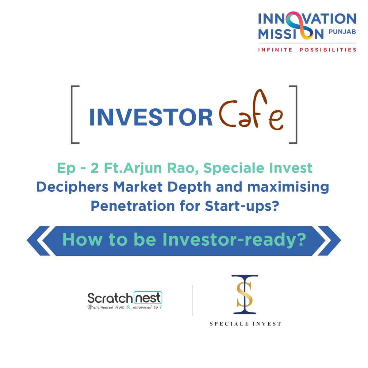 Our next episode of 'Investor Cafe' brings Arjun Rao - General Partner at @SpecialeInvest with @NestScratch. During this productive session, Arjun shared his valuable insights to the startup. 
@raodyboy 

#earlystagestartups #marketdepth #knowledgesession #guidance #ArjunRao

1/3