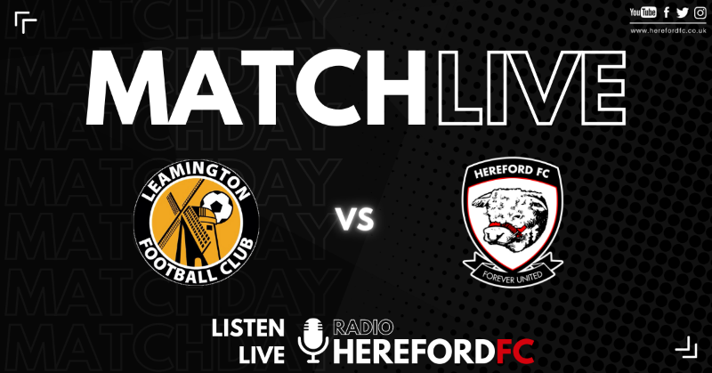 HerefordFC's tweet photo. Couldn't make the trip to Leamington? Keep up with all the action as we kick-off at 3pm
๐ป @RadioHerefordFC
๐ฒ Match Live
#COYW #LEAvHFC