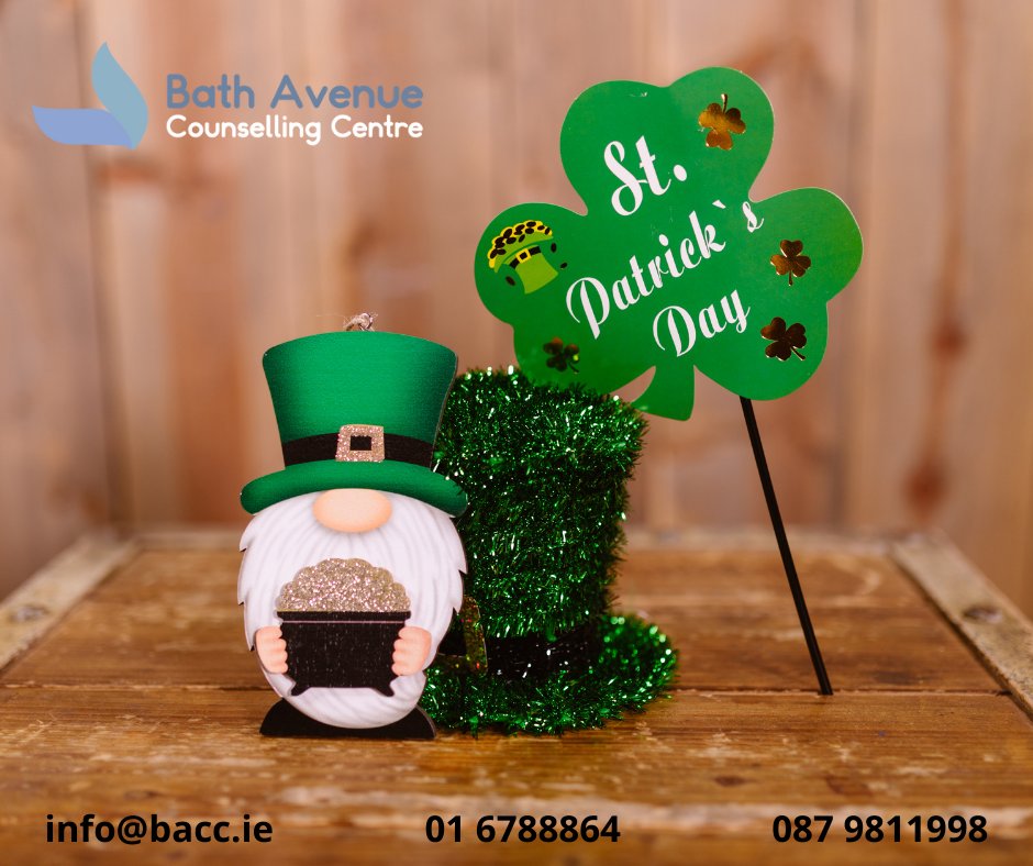 BathCounselling's tweet photo. Happy St Patrick's Day from all the team here at Bath Avenue!

#BathAvenue #Counselling  #Psychotherapy #stpatricksday2022 https://t.co/nA9cYwDRo0