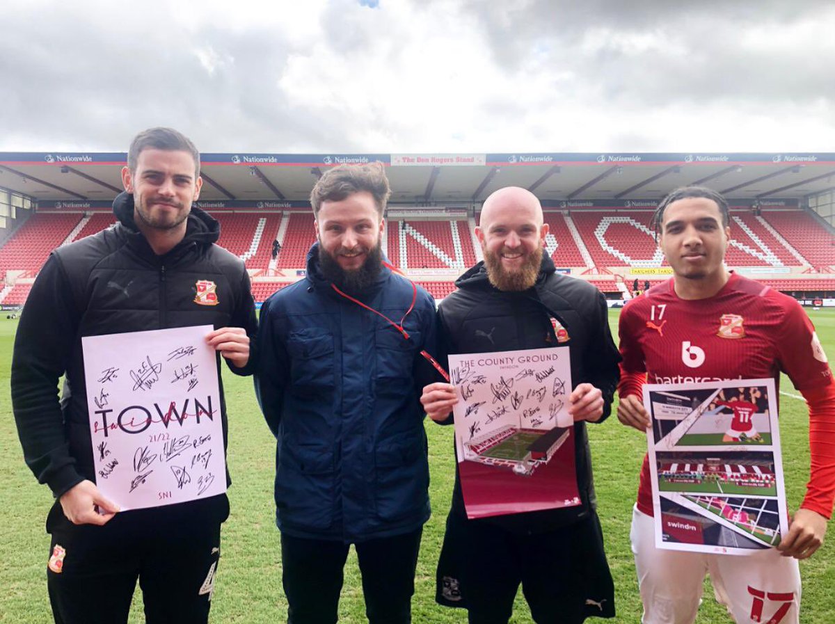 Official_STFC's tweet image. 🎉COMPETITION TIME🎉  Swindon Town X @dandesignsgb |  Win a team signed Dan Designs print!! We have 3 prints up for grabs.   To Win:  •Follow @dandesignsgb •Like and RT this post! 🔴⚪️ #STFC