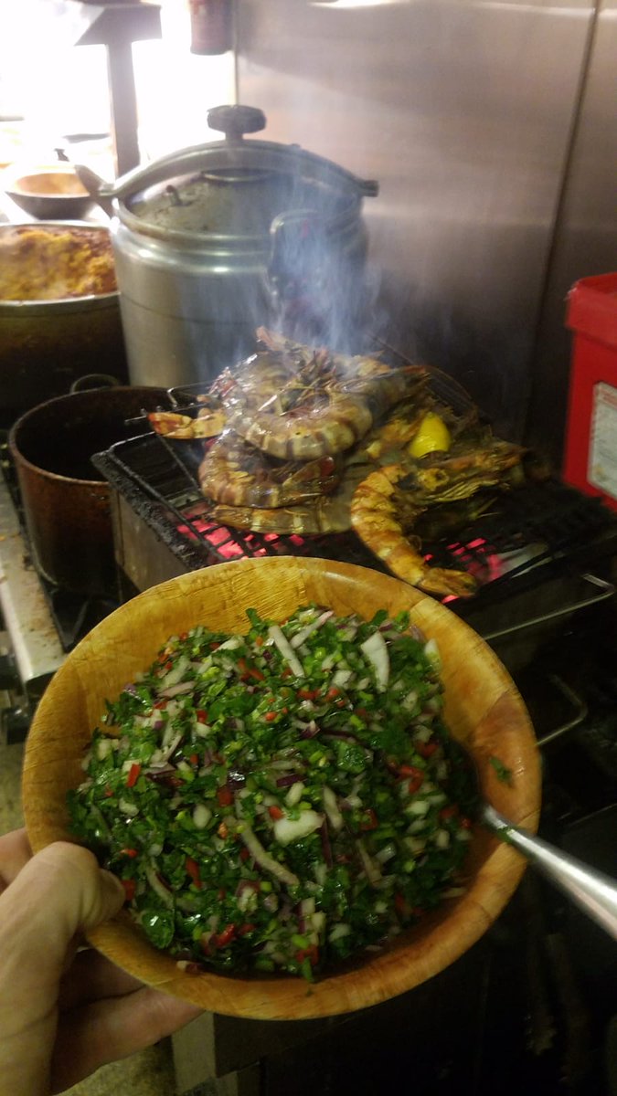 To compliment the legend known as <a href="/joblijob16/">@nkono</a> massive prawns, we've just knocked up an excellent salsa verde