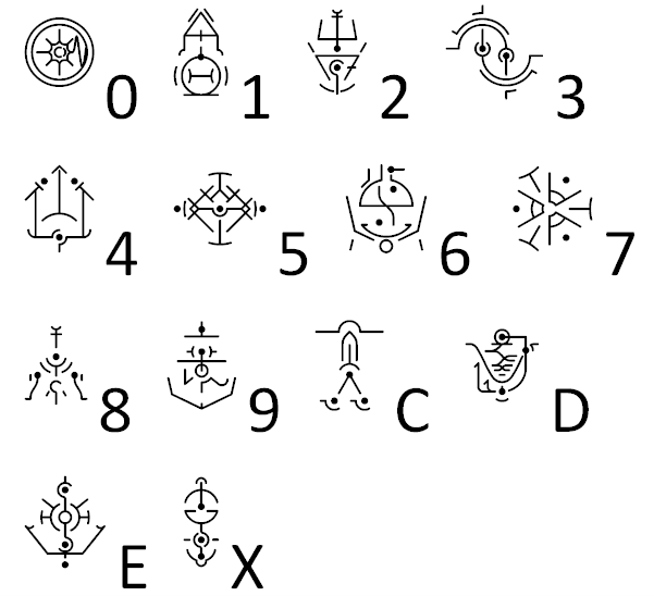 Chromarrays's tweet photo. Making fonts to carry symbols easily is my passion ✨✨
#art #logograms https://t.co/jra9lJAm3o