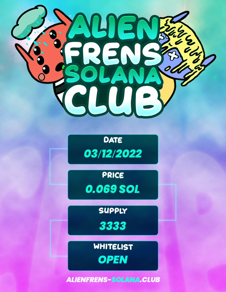 Alien Frens Solana Club│12/03 | 0.069 SOL tweet media