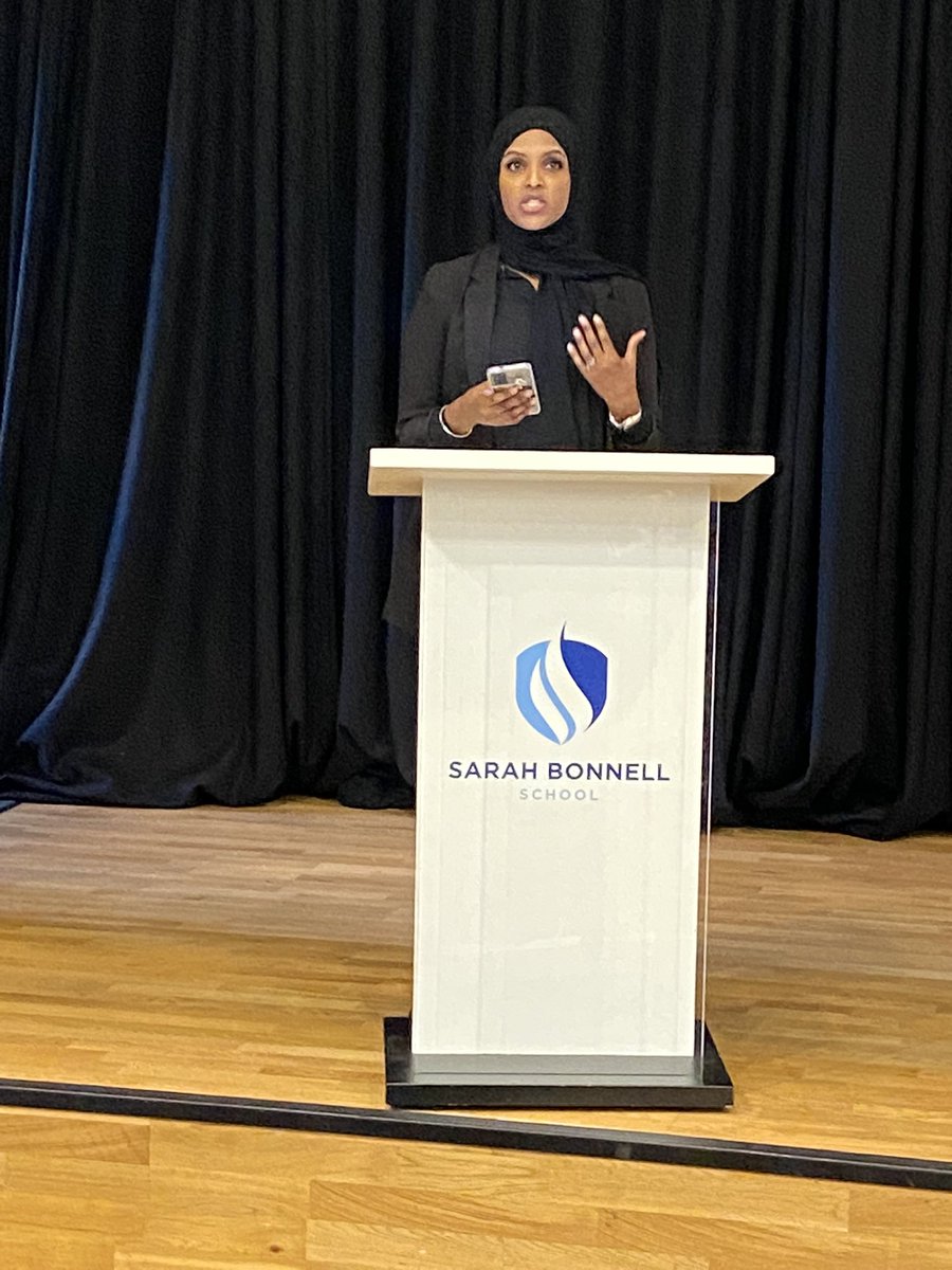 Sharifahlee4's tweet photo. Wow! Ayesha is a powerhouse - an intelligent, articulate, inspirational leader who is proud of where she has come from and who she is now #WomenEd #Refugee #LeadMeet #BreakTheBias @WomenEdLondon I could listen to her all day and then go out there and make that difference! 💜 https://t.co/R9RgqZYhlm