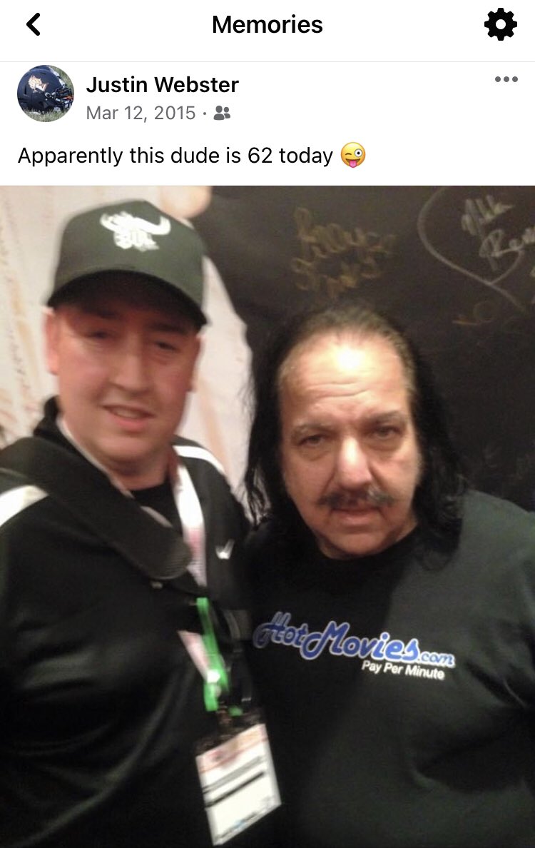 7 years ago I met Ron Jeremy on his 62nd birthday which means today he turns 69 😛🙃🤮