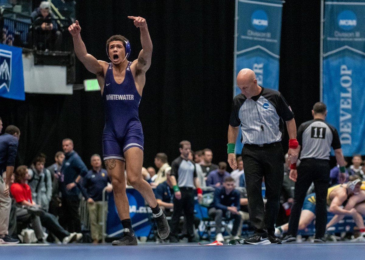UWW_Wrestling's tweet photo. Whos ready for the national semi-finals?  We know this man is!  Go Hawks!  Bleed Purple! https://t.co/rZkGfv8bSE