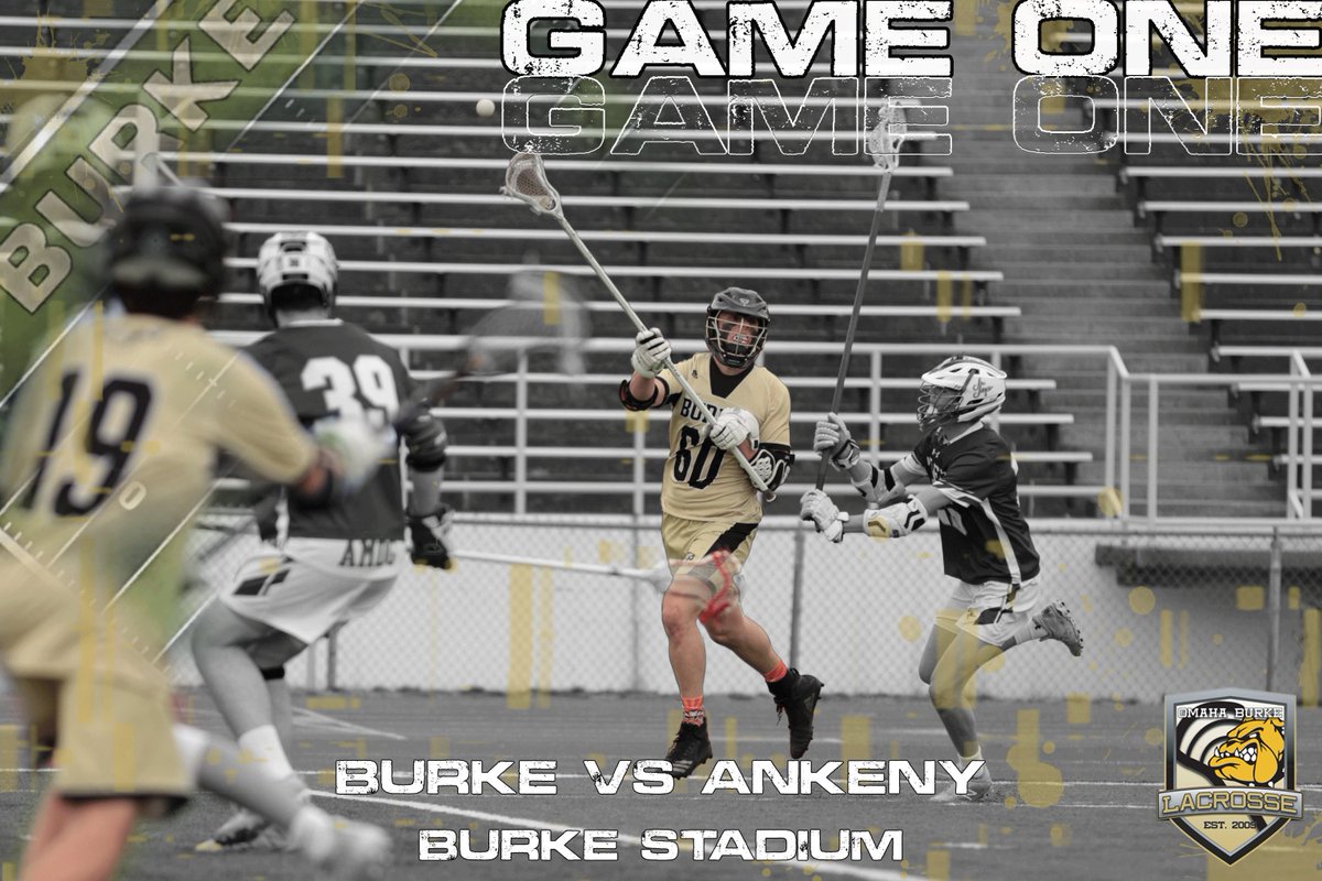 It's finally G A M E D A Y ‼️

🐾 Burke vs. Ankeny
 
⏰ 12:00pm
📍 Burke Stadium