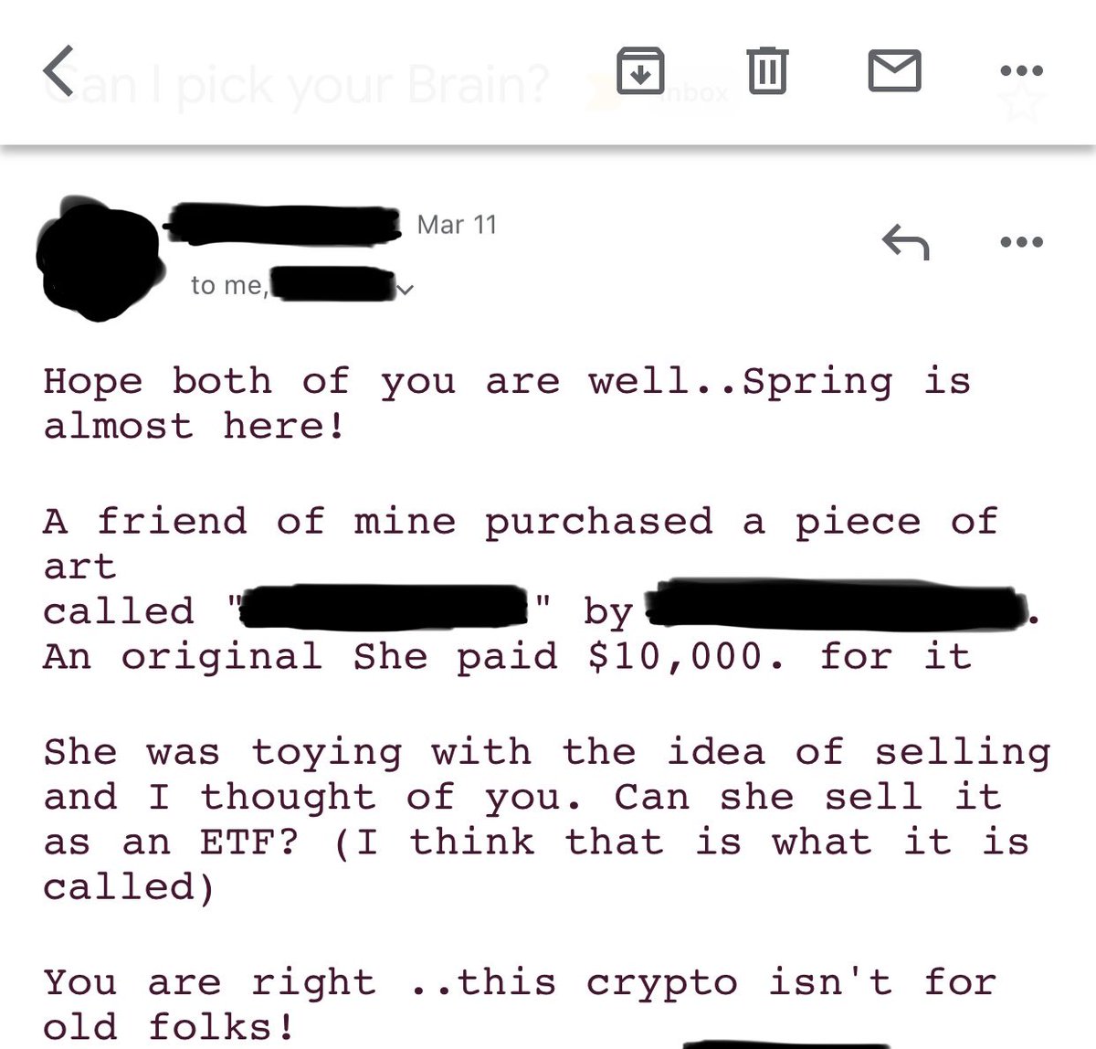 MarkTheHabibi's tweet image. Got this email from a family friend today 🥲🤣