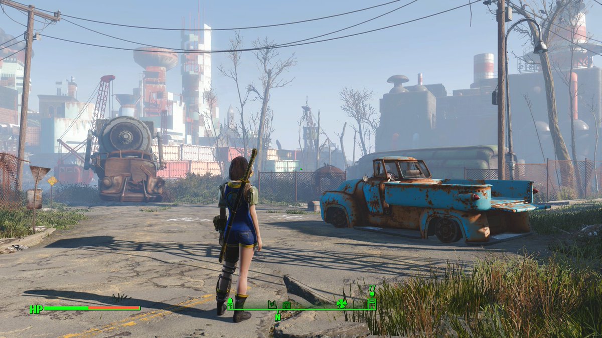 anantara044's tweet image. #Fallout4 #automatron
土地の緑化MODと色強化MODを入れてみましたｗ
少しはキレイになったように見えますｗ
林立する木が欲しいんですけどMODは松の木ばかりでボストンは松が有名なのか核で荒地になってから200年経ってるので大きな木もあるだろうし草木でボウボウだと思うんですが・・・