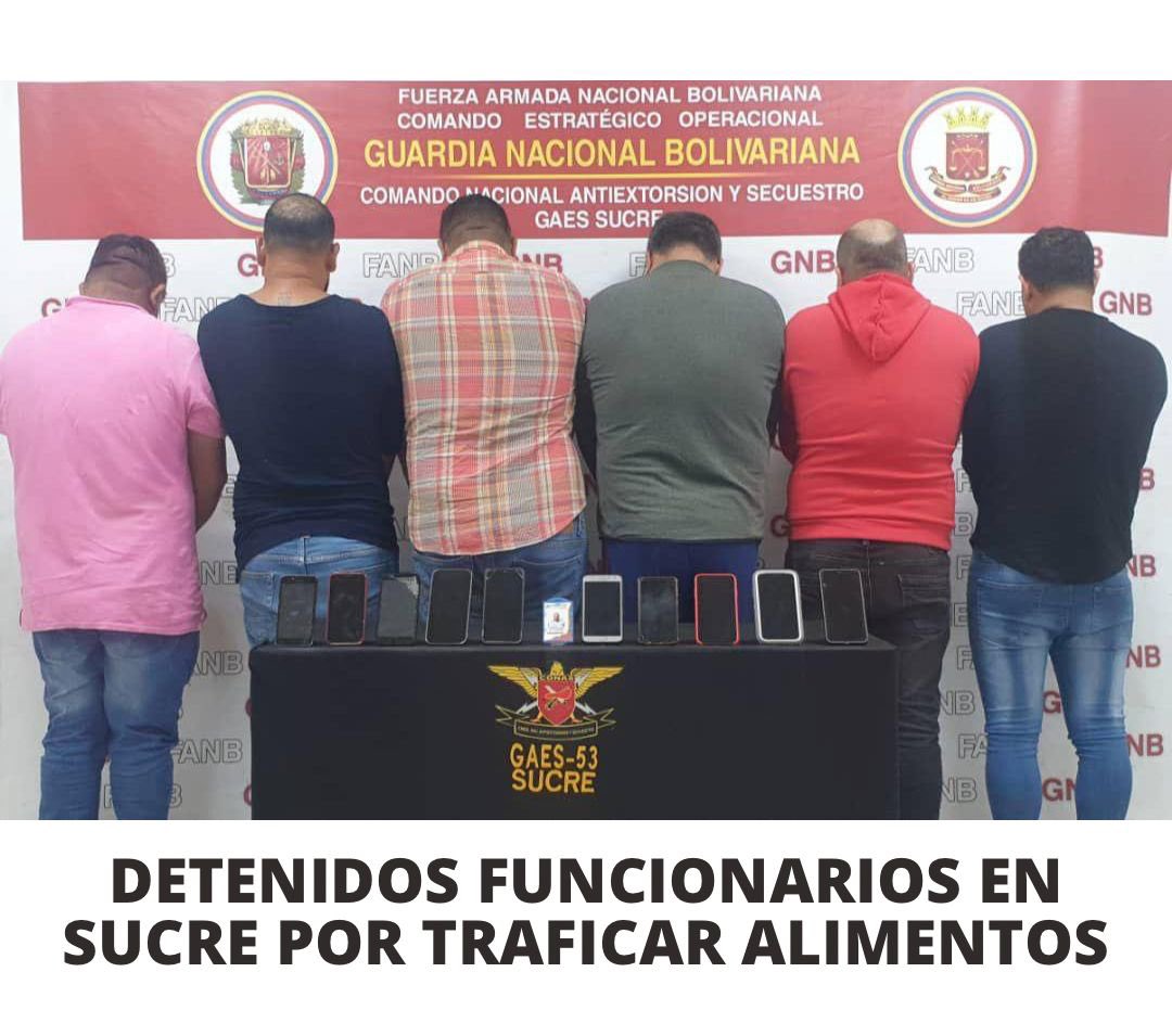 TarekWiliamSaab's tweet photo. 1) #DETENIDOS EN #FLAGRANCIA los funcionarios Alfredo Veloz Lucca Edison Aponte, Francisco Marcano, Argenis Rondon,David Lanza,Joan Gutierrez; por desviar a galpones privados, gandolas de alimentos de la gobernación y destinados al pueblo: para ser #comercializados ilegalmente https://t.co/W3K0X5BztI