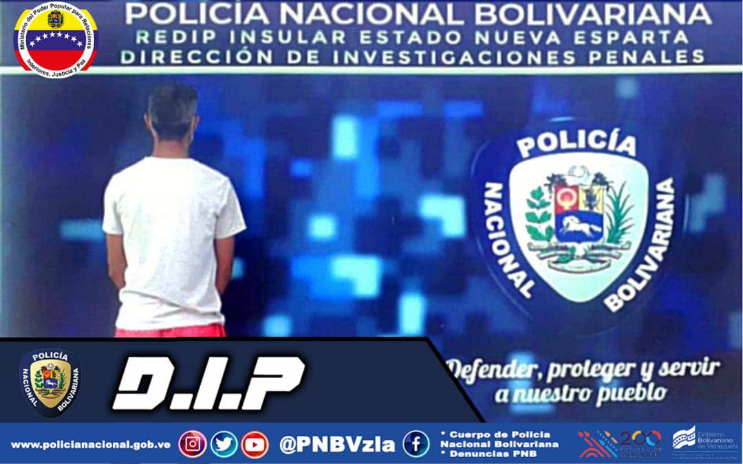 Dipnvaesparta's tweet photo. Funcionarios adscritos al @dipnuevaesparta de la @PNBVzla a través de un dispositivo de búsqueda y captura aprehendieron a Samuel Serrano (32), quien presentó estatus de solicitado en el #Siipol. https://t.co/W2VrlGMjOH