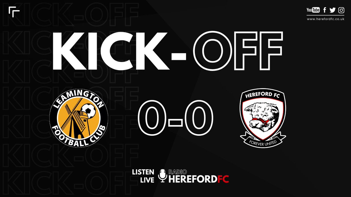 HerefordFC's tweet photo. KICK-OFF | The whistle goes and we're off
#LEAvHFC #COYW https://t.co/Ba69ETde1E