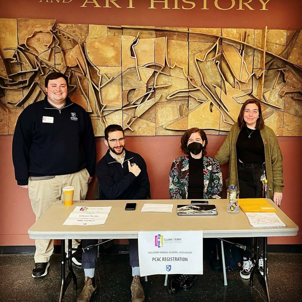 These are the unsung heroes of the Clark Terry Jazz Festival: Fellowship Crew students and Brothers of @kkpsi_unh_iotaphi who give up the first day of their spring break to make this festival possible. Pictured here are the PCAC workers. There are a bunc… instagr.am/p/CbAew2OrQpV/
