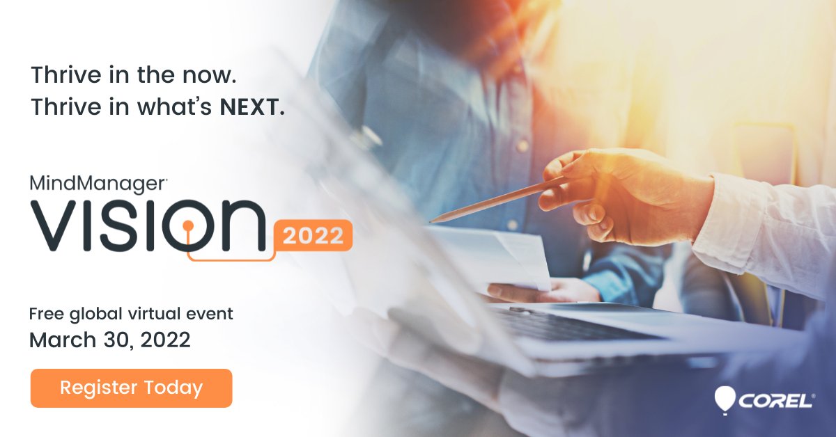 corallels's tweet photo. I'm saving you a seat for @Mindjet's #MMVision! This is a can't-miss virtual event where you'll hear from powerhouses like @terencemauri to top #mindmapping experts like @BiggerplateLiam.
See you on March 30th! https://t.co/oIachmPIfE https://t.co/letSsNxJrj