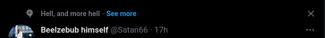 cdetar's tweet photo. @peteyreplies Except for those dang suggested topics... https://t.co/S3I9eRhXL0