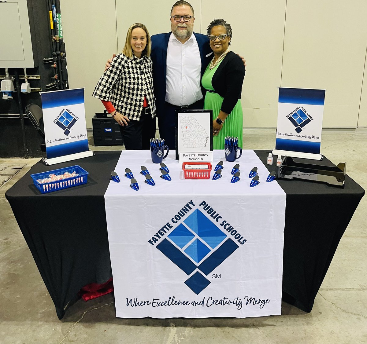 key2268's tweet photo. Representing @fcboe at the Metro Job Fair @Marriedatri https://t.co/iDyI9RGBhA