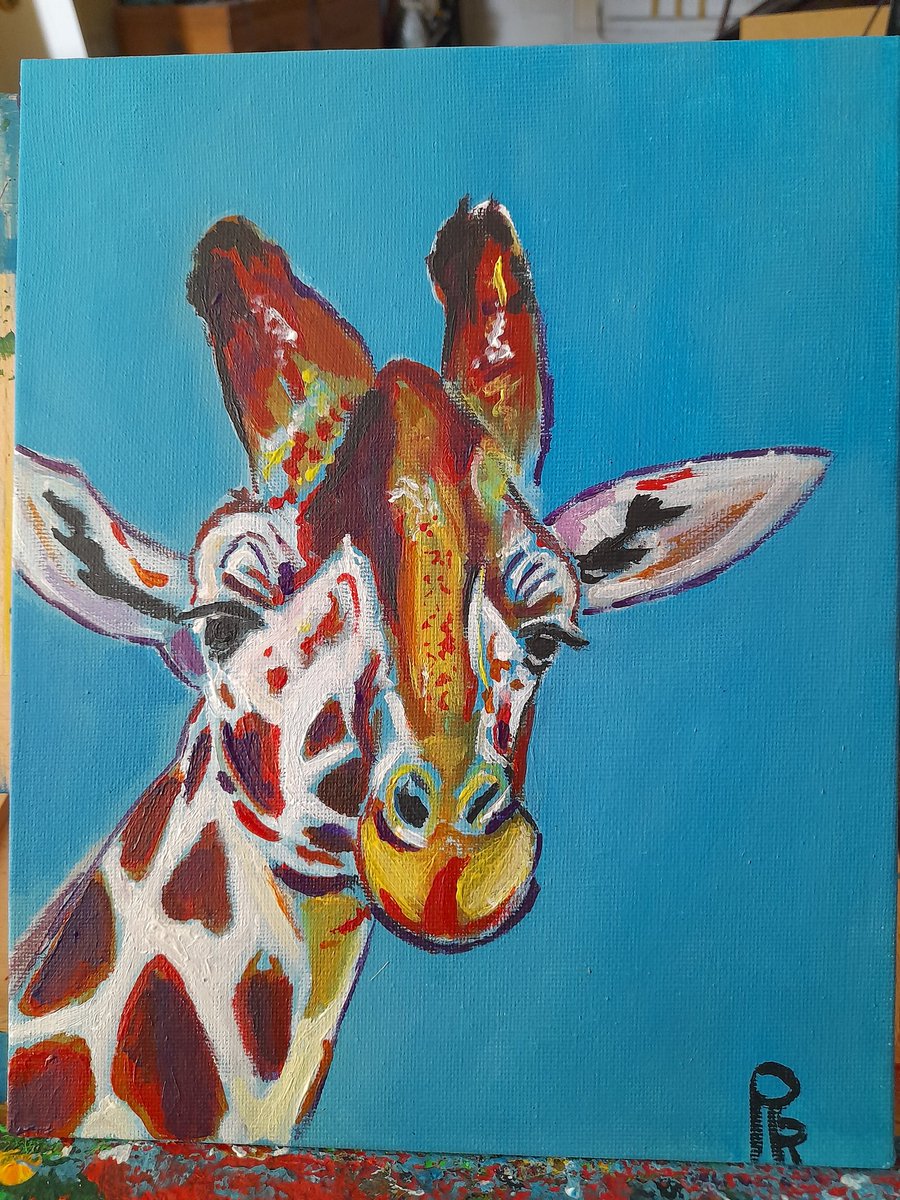 RhymesRadical's tweet photo. Please meet Jemima the giraffe number 3 in the expressionist Wildlife Series 🤗🙏❤❤ https://t.co/FHOgfXee2i