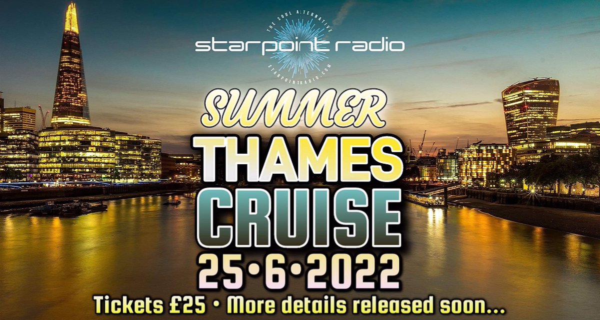 Guys, Get your tickets now xx this will be an evening cruise down the Thames x