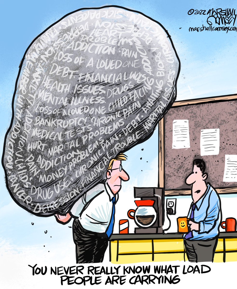 MarshallRamsey's tweet image. The one thing I’ve learned over the past couple of years is that people are all dealing with something. And most of the time, we have no idea.