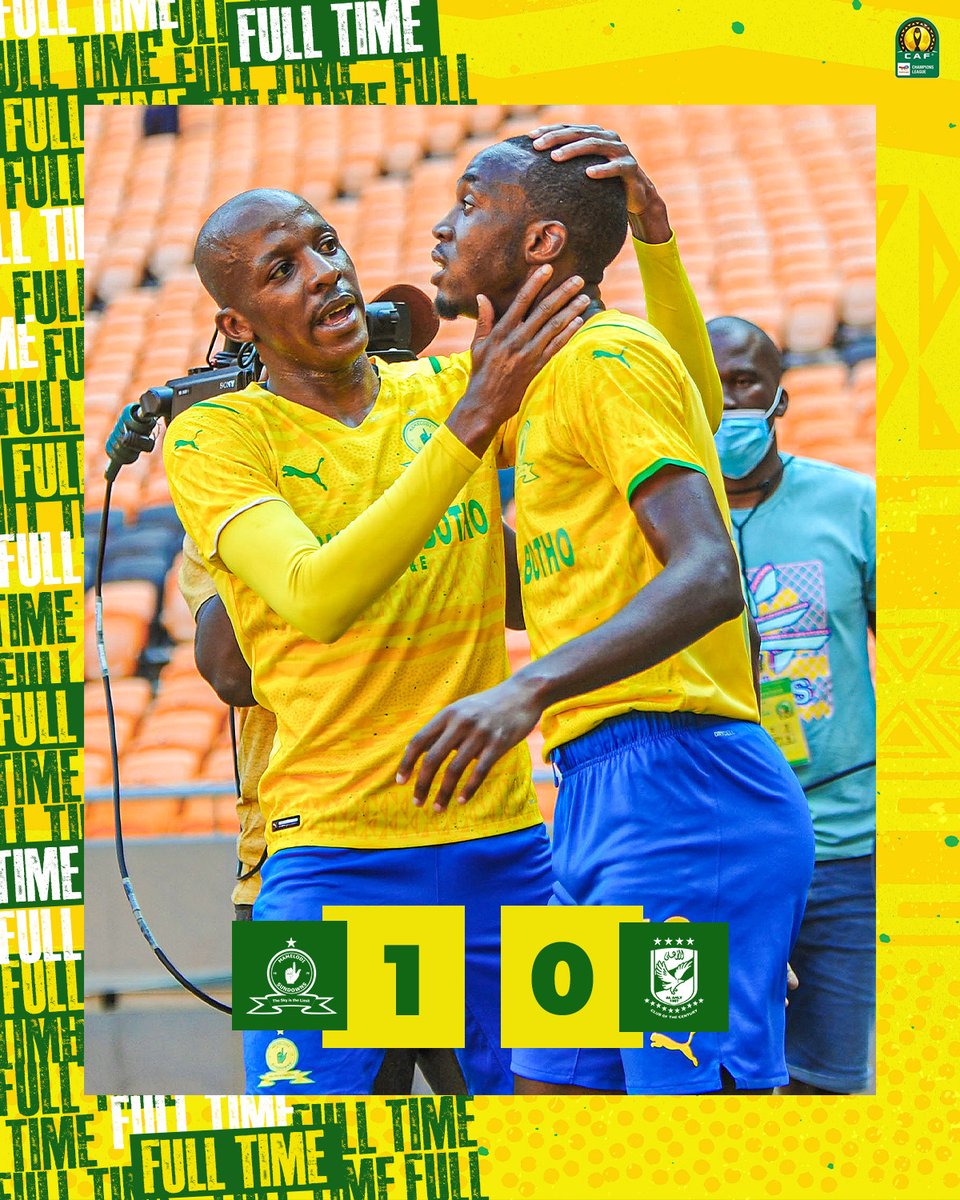 Masandawana's tweet photo. A sensational performance in front of the Yellow Nation sees us claim a huge victory in the #TotalEnergiesCAFCL! 👆🌍

Mamelodi Sundowns (23' Shalulile) 1️⃣➖0️⃣ Al Ahly 

#Sundowns #DownsLive #TotalEnergiesCAFCL https://t.co/vFTeHrmOAR