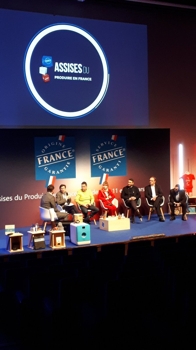 🔵 Table ronde:
" Les clés de l'industrie de demain" 

🔴  Intervenants:
- Fabienne Delahaye de <a href="/MIF_Expo/">MIF Expo - Le Salon du Made in France</a>
- Philippe Bazin de <a href="/MonCdi/">Mon CDI</a> 
- <a href="/leonidas_kalo/">Léonidas Kalogeropoulos</a> de <a href="/EspritEntrepris/">Entreprenalisme</a> 
- Luc Senechal de <a href="/saintjames/">SAINT JAMES</a> 
- <a href="/guillaumecairou/">Guillaume Cairou</a> de <a href="/CCI_78/">CCI 78</a> 
- <a href="/f_dedieu/">Franck Dedieu</a> de <a href="/MarianneleMag/">Marianne</a>